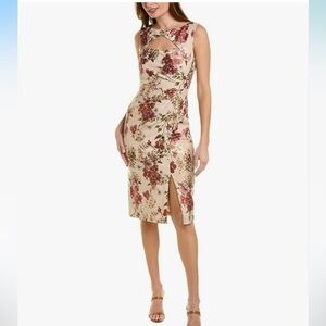 Floral Print Sleeveless Dress